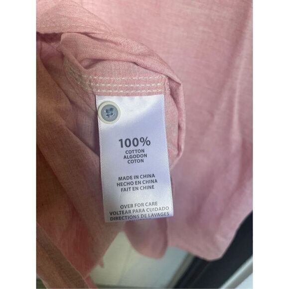 SEVEN7 Jeans Co Button Down Lightweight Pink Size XL - Picture 6 of 8